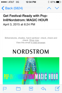 Nordstrom Friday Evening Email